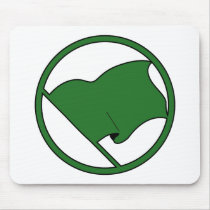 Black Green Purple Flag Plain No Symbol Blank