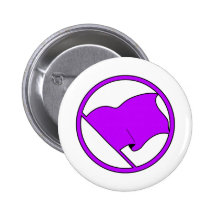 Black Green Purple Flag Plain No Symbol Blank Pin