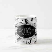 Black & Grey Hair & Beauty Mug