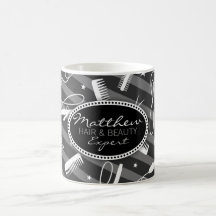 Black & Grey Hair & Beauty Mugs