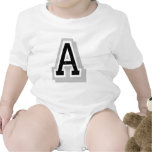 Black grey Letter A
