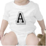 Black grey Letter A
