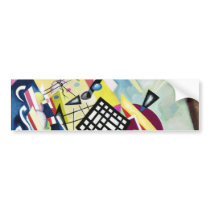 Black Grid Bumper Stickers