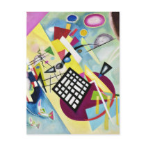 Black Grid Postcard