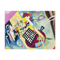 Black Grid Postcard