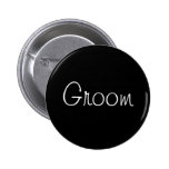Black Groom Pin