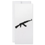 black gun ak 47 icon rack cards