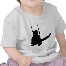 black gymnast icon t-shirt