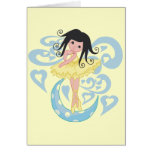 Black Hair Ballerina Tshirts and Gifts Cards