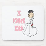Black Haired Bride I Did It Mouse Mats