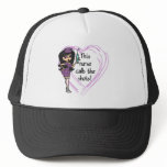 Black Haired Nurse T-shirts and Gifts hats