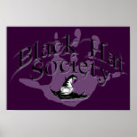 Black Hat Society Drk Poster posters