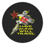 Black Have Gun Will Travel stickers
