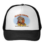 Black Hawk Chief of the Broadleafs Cigar Label Hat