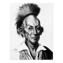 Black Hawk ~ Sac Sauk Indian Chief Postcards