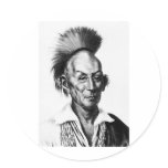 Black Hawk ~ Sac Sauk Indian Chief stickers