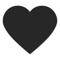 Black Heart Sticker