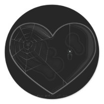 Black Heart Sticker #1