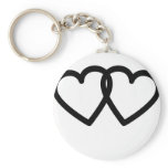 black hearts keychains