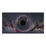 Black Hole Milky Way photo cards