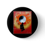 Black Hole Sun Behind Shadow Man
