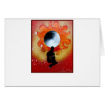 Black Hole Sun Behind Shadow Man