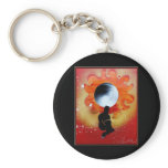 Black Hole Sun Behind Shadow Man