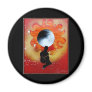Black Hole Sun Behind Shadow Man