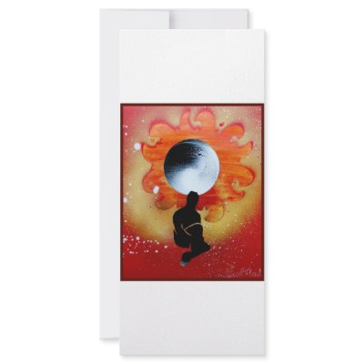 Black Hole Sun Behind Shadow Man by SusansZooCrew
