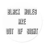 Black Holes Are Out of Sight