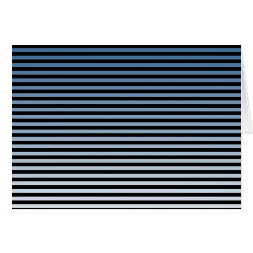 Black Horizontal Lined Greeting Card