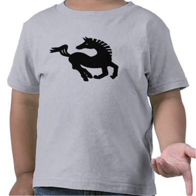 black horse shirts by Annaart