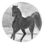 Black horse Sticker