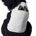 Black Horses Design Dog Shirt