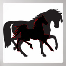 Black Horses Poster