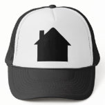 black house icon mesh hats