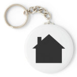 black house icon key chain