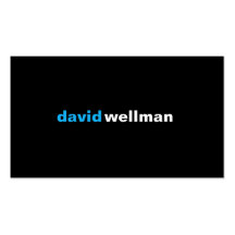 Black i business card