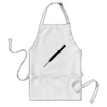 black injection nurse doctor design aprons