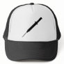 black injection nurse doctor design trucker hats
