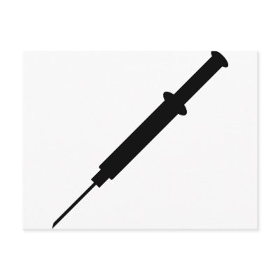 black injection nurse doctor design postcard by Tomaniac