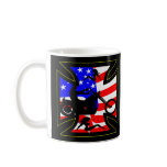 Black Iron Cross Flag Chopper Girls Coffee Mug