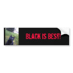 Black Is Best! bumper stickers