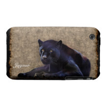 Black Jaguar Panther Animal-Lover iPhone Case Case-Mate iPhone 3 Cases