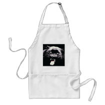 Black Jaguar Panther Apron
