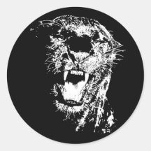 Black Jaguar Sticker