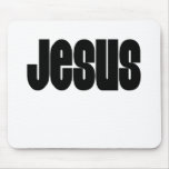 Black Jesus Mouse Mats
