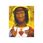 Black Jesus Portrait Gallery Wrapped Canvas