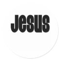 Black Jesus stickers