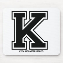 Black K Mousepads